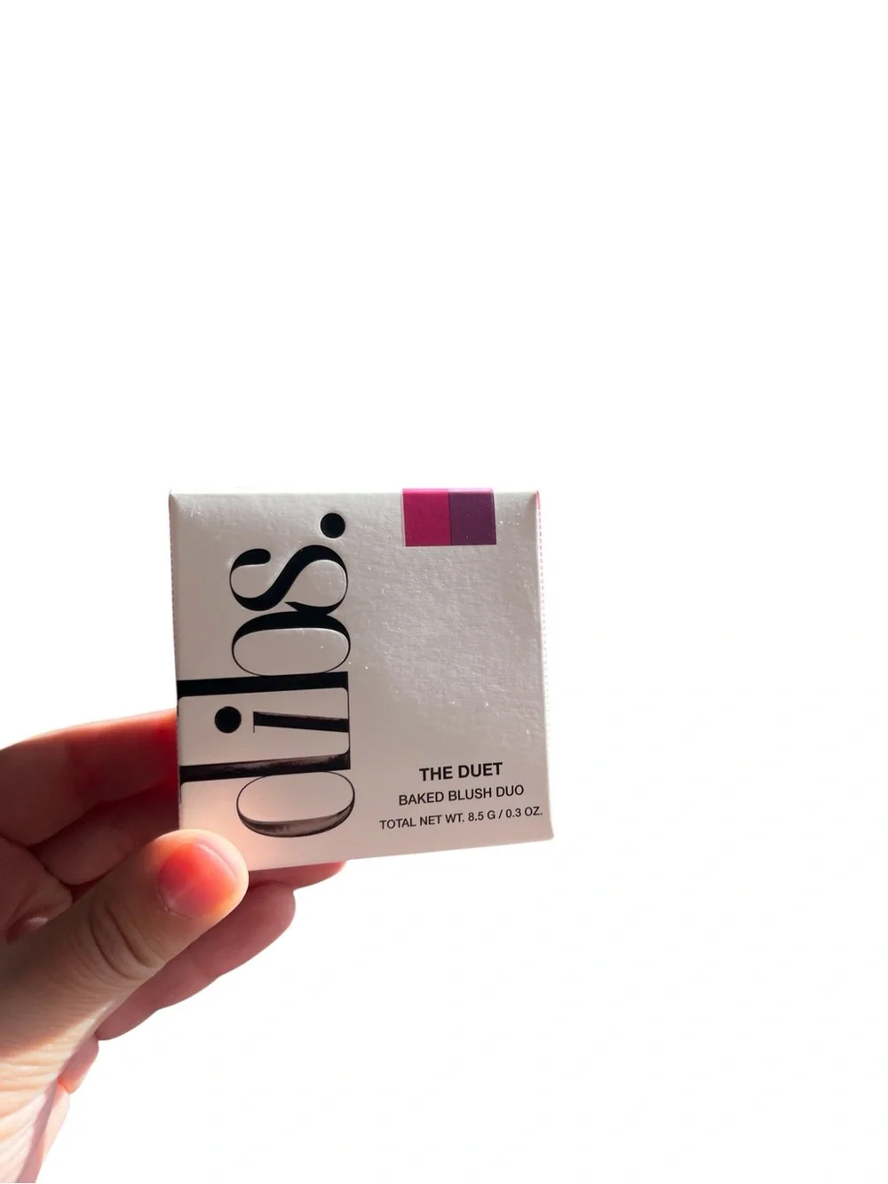 NIB DIBS Beauty The Duet Baked Blush Duo - VIP Pink (Full Size)